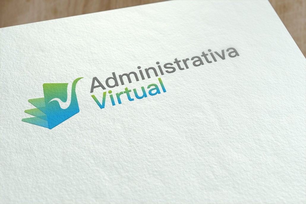 Diseño de logotipo Administrativa Virtual Valencia