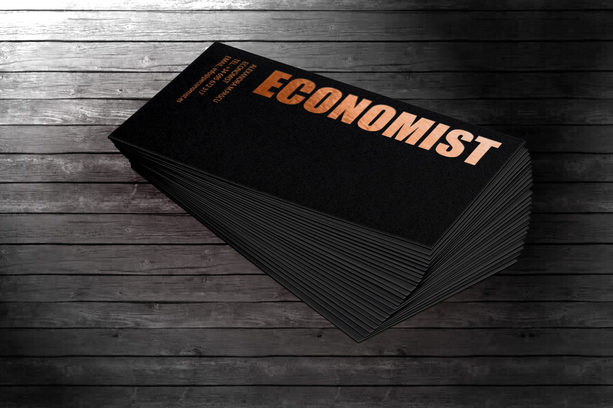 Creación de logotipo profesional para Economista