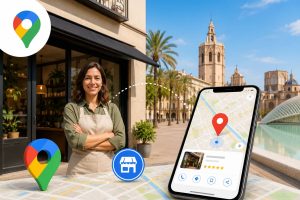 Negocio local en Valencia optimizado para aparecer en Google Maps y mejorar su visibilidad en las búsquedas locales.