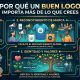 Infografía moderna sobre branding con seis puntos ilustrados